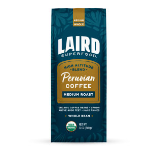 Organic Peruvian Medium Roast Whole Bean Coffee - Special Edition Formula