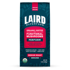 Organic PERFORM Functional Mushroom Coffee - Medium Roast Ground - Reserve Edition